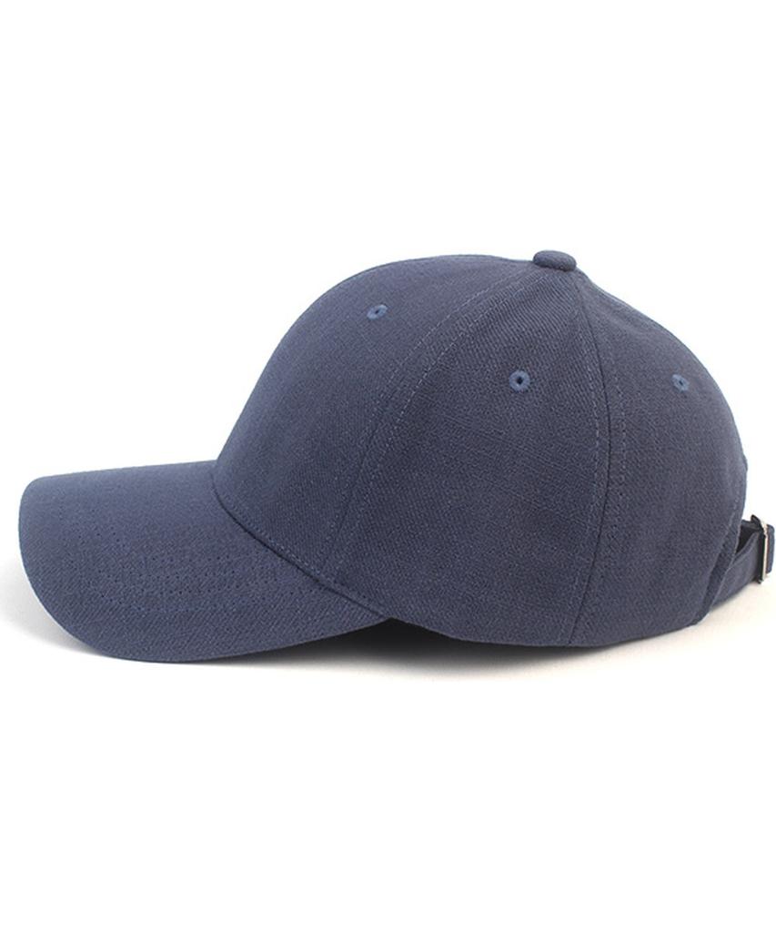 Yunibeosyeolkemiseuteuli Льняная Muji Синяя Бейсболка Льняная Шляпа