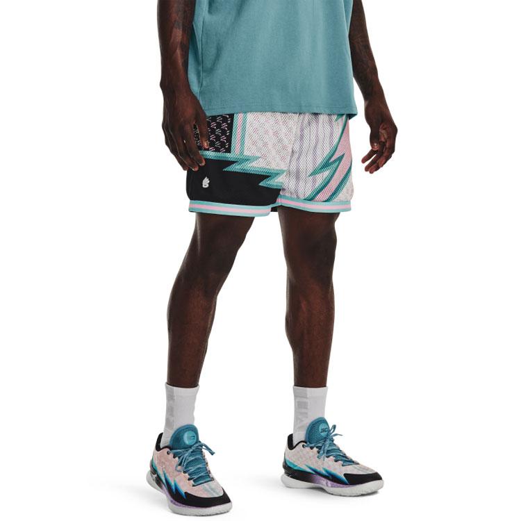 Under Armour Баскетбольные шорты Curry мужские белые 1377866-100