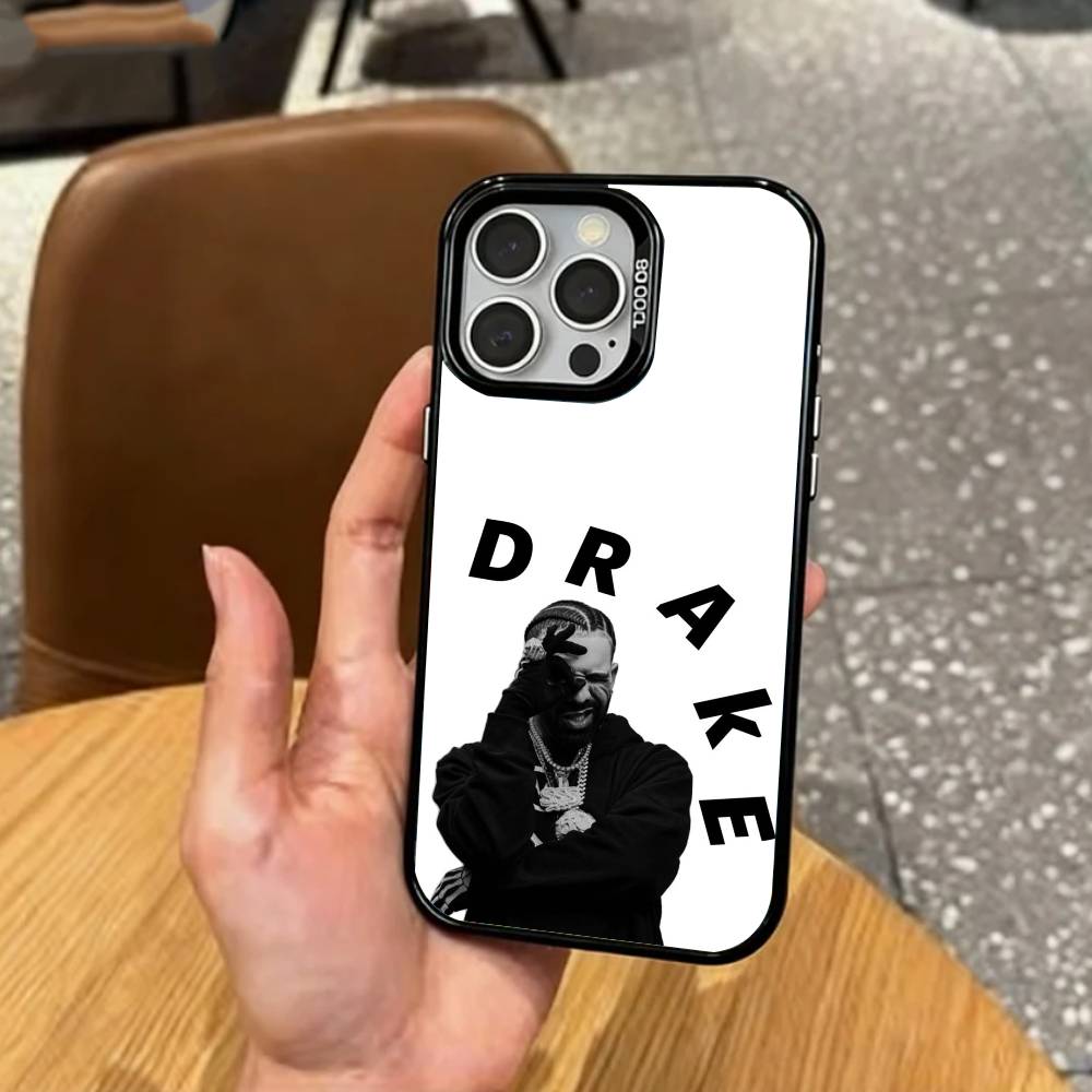 Смелый Дрейк Чехол для телефона для iPhone 17, 16, 15, 14, 13, 12, 11 Plus, Pro Max Цветной Посеребренный Внутренняя крышка