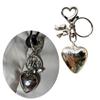 Bowknot Big Heart Pendant Keychain Car Keyring Bag Pendant Handbag Accessories