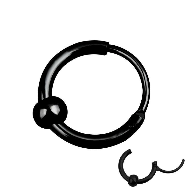 2X Captive Bead Hoop Ring Earring Ear Cartilage Eyebrow Nose Tragus Body Piercing Jewelry