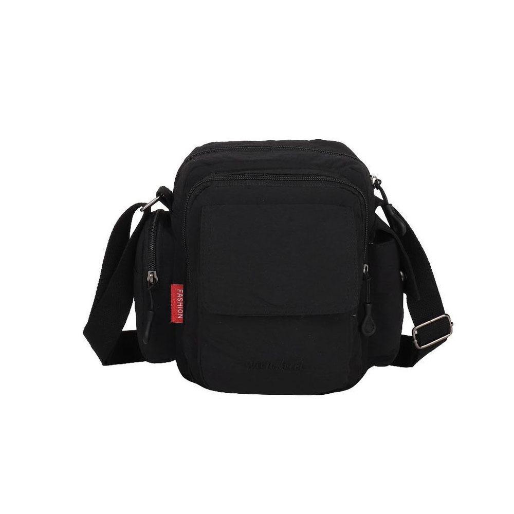 Lightweight Messenger Bag Multiple Slots Adjustable Shoulder Strap Side Backpack Nylon Phone Bag Suitable for Both Men and Women