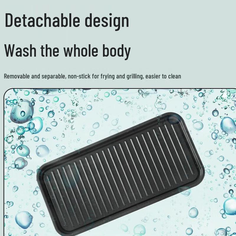 ZISIZ Домашний бездымный электрический гриль-барбекю