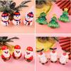 4Pcs PU Squishy Anti Stress Reliever Toy Doll Santa Claus Reindeer Christmas Gift Slow Rebound Antistress Squeeze Toy
