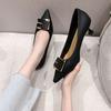 Medium Heel Temperament Niche French High Heels Women's 2024 Spring and Autumn New Work Shoes Thin Heel Not Tired Feet Pointed Single Shoes