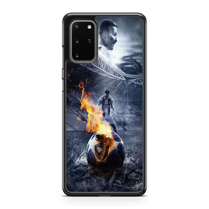 Coque de téléphone - Coque en Folie - Compatible Samsung Galaxy A51 Cristiano Ronaldo Football Ref 105