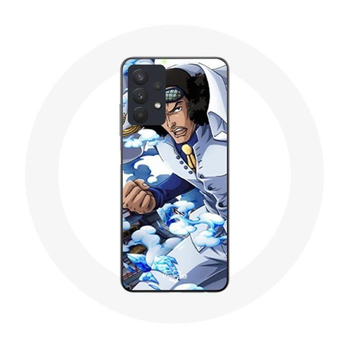 Coque - Aokiji - Samsung Galaxy A32 5G - Souple - Anime One Piece - Blanc