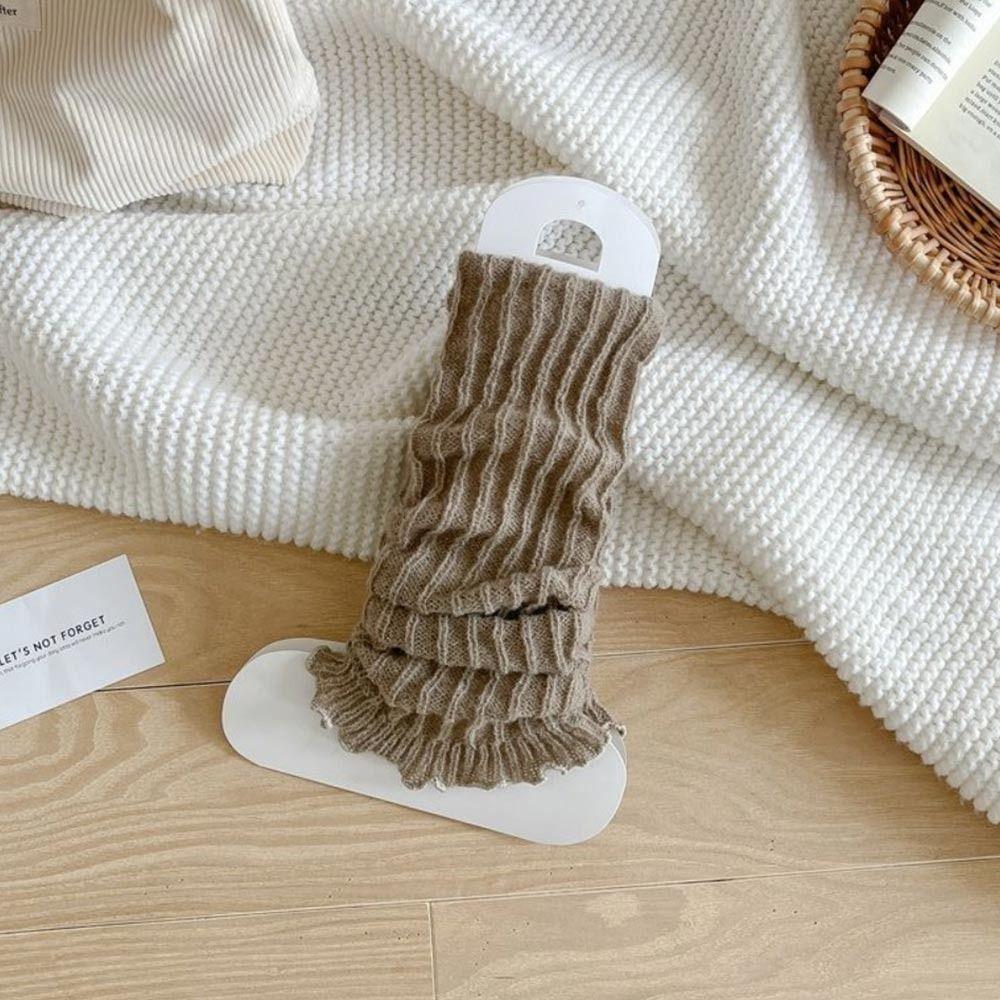 Knitting Lolitas Knitted Socks Cute Sweet Long Stockings Fashion Leg Warmers Autumn Winter
