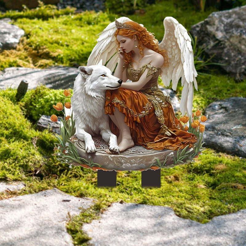 Прозрачная акриловая вставка в виде цветка феи для двора, сада, парка или эльфа.