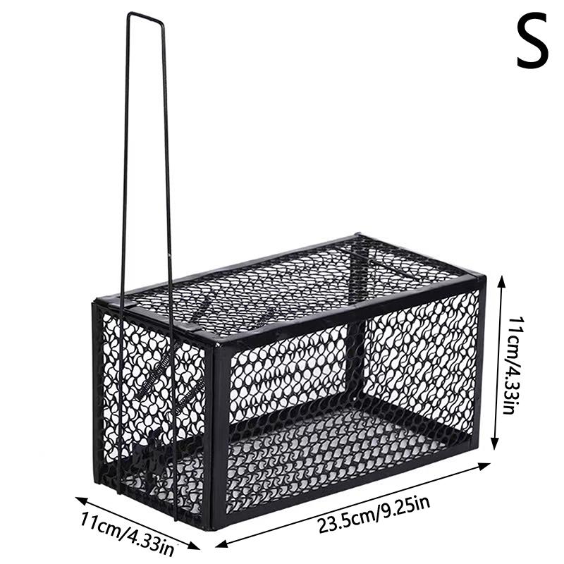 Mice Trap Cage Rodents Trap Mouse Catcher Animal Control Self-Locking Mousetrap Reusable Catch Rat Implement Trap Rat Cage