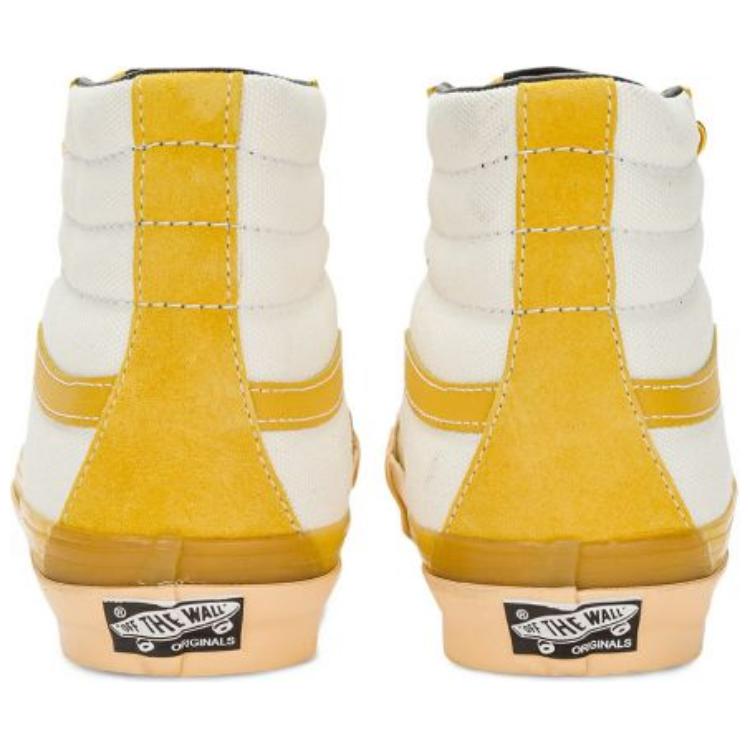 Vans OG Sk8-Hi LX Обрезки ткани Коричневые Унисекс Кроссовки VN0A4BVBBRO