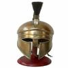 300 Spartan Greek Helmet  Official Replica  Brass Antiqued  One Size