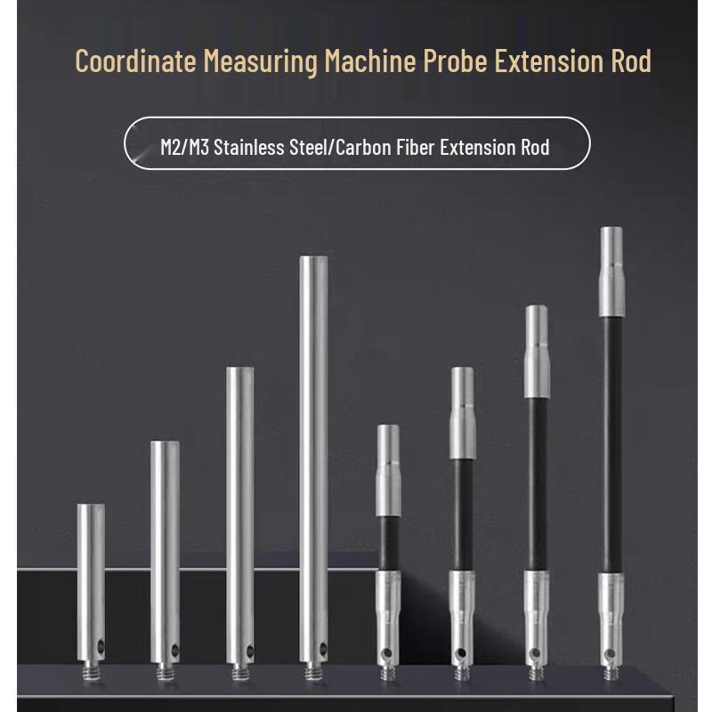Carbon Fiber CMM Probe Extension Rod Adapter