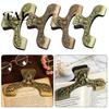Book Page Holder for Reading Vintage Metal Holder, with Floral Pattern Design, Hands Free Rustic Desk Decor Readers Clip, Durable Zinc Alloy Spreader,