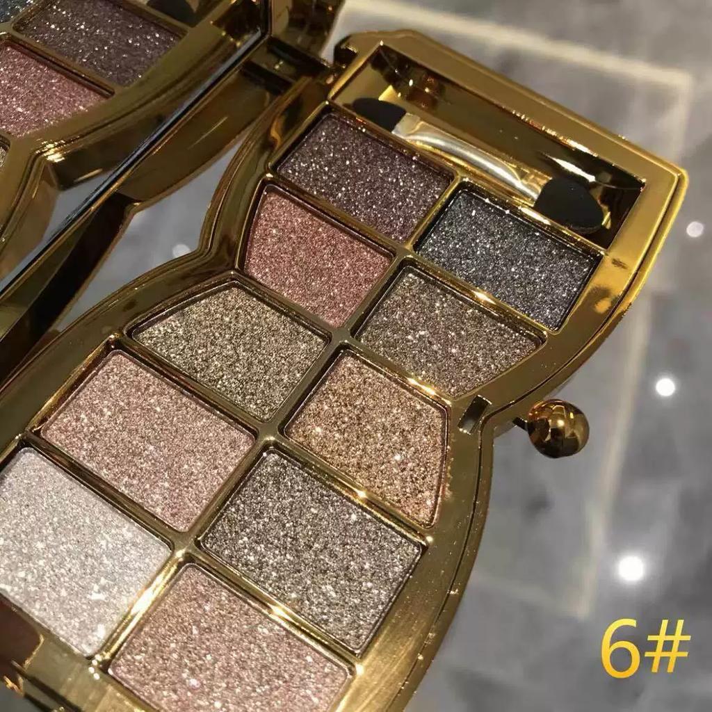 Authentic Little Bear Eyeshadow Palette 2023 New Model Genuine Sparkling Glitter Eyeshadow Pearlescent Disc with Mirror for Women Affordable Price