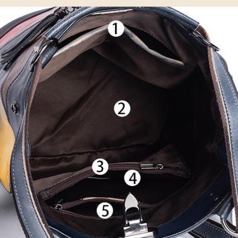 Johnature Винтажный женский рюкзак из натуральной коровьей кожи, дорожная сумка, большая вместительная женская сумка на плечо с тиснением ручной работы