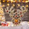 Wooden Chocolate Candy Stand Christmas Sugar Advent /Elk Shaped Chocolate Display Rack Seasonal Decor