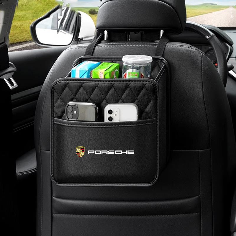 Автомобильная задняя багажная сиденье эластичная веревка сумка для хранения для Porsche Cayenne Panamera Macan 911 718 Taycan Boxster Cayman Аксессуары