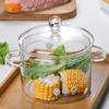 High-Capacity Borosilicate Glass Soup Pot with Double Handles for Electric Ceramic Stoves