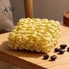 Decorative PLA Plastic Crafts 3D Printed Instant Noodle Figurine, Realistic Ramen Snack Desk Ornament, Trendy Desktop Displays Creative Food
