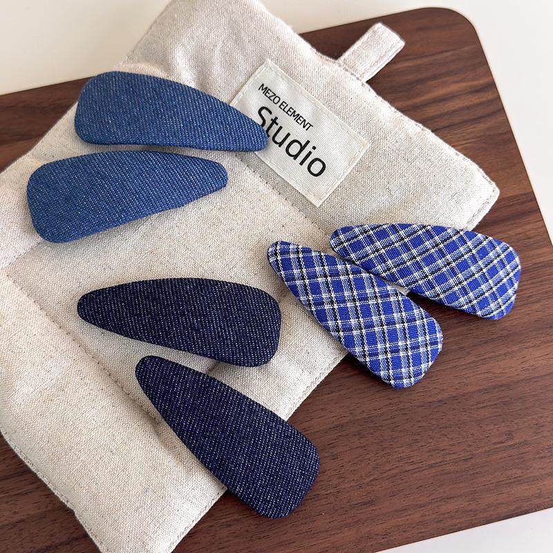 1 шт. Тканевые заколки-треугольники в горошек для женщин, заколки-автоматы для челки, боковые зажимы, шпильки для волос, аксессуары для волос, заколки для волос, головной убор