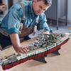 Набор строительных блоков JMBricklayer 'Броненосный корабль' 60006: Модель Военного Корабля ВМС Германия Бисмарк, для Взрослых, Военных Энтузиастов, Мальчиков, День Рождения, Рождественский Подарок
