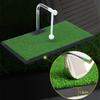 Durable Golf Swing Practice Trainer Adjustable Golf Hitting Aid Simulators Golf Swing Training Mat Golfing Accessory