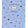 Sanrio HANAMARU OBAKE B6 Ring Notebook ( Pastel Sweets Pop Blue ) Japan NEW