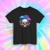Skull Mushrooms Psychedelic Fantasy Trippy Graphic Tee S-5XL