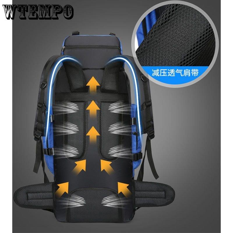 90L большой походный рюкзак, дорожная сумка, мужской и женский багаж, сумки на плечо для пешего туризма, альпинизма, треккинга, мужская дорожная сумка