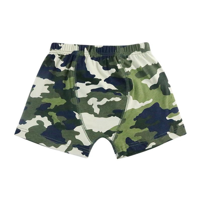 Детские камуфляжные трусы для маленьких мальчиков, трусы-боксеры с героями мультфильмов, детские трусы для детей 2–5 лет