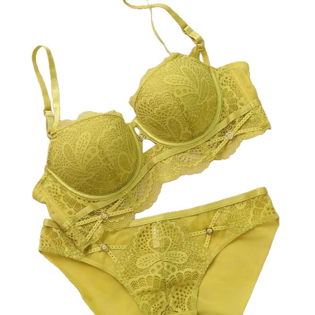 Clearance Sale Sexy Underwear French Small Breasts Gather Anti-Sagging Large Size Red Natal Year Lace Bra