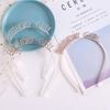 Letter Zinc Zinc Alloy Rhinestone Crown Korean Style Hair Hoop Female Jewelry Happy Birthday Headband