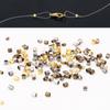 End Beads 500PCS/Lot Bracelets For Jewelry Making DIY Stopper Supplies 1.5 2.0mm Crimp Findings Necklace Copper Tube  High Quality Spacer Beads