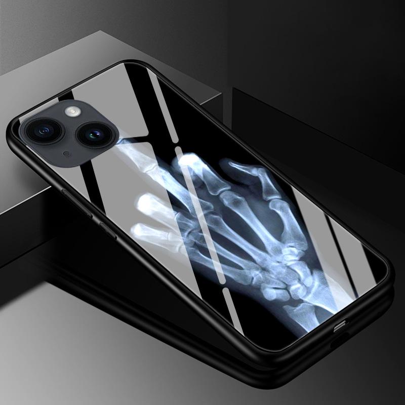 Закаленное Стекло Чехол для iPhone 13 14 Pro Max Чехол Жесткий Чехол для iphone 14pro 11 13 12 11 Pro Max 14 Plus Чехол для Телефона ТПУ Бампер
