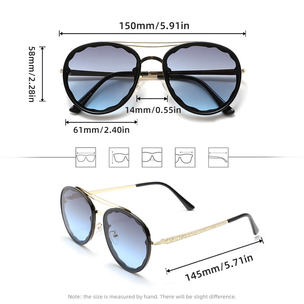 WIMN Легкие круглые солнцезащитные очки с полной защитой от ультрафиолета, поляризованные