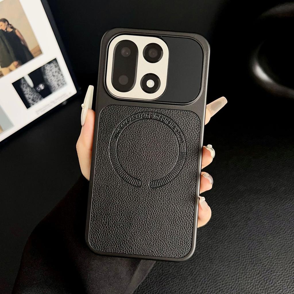 Подходит для чехла на телефон 1 + 15, one plus 15T, кожаный узор личи, магнитное крепление, простой деловой, противоударный, со всех сторон, второй-чанг