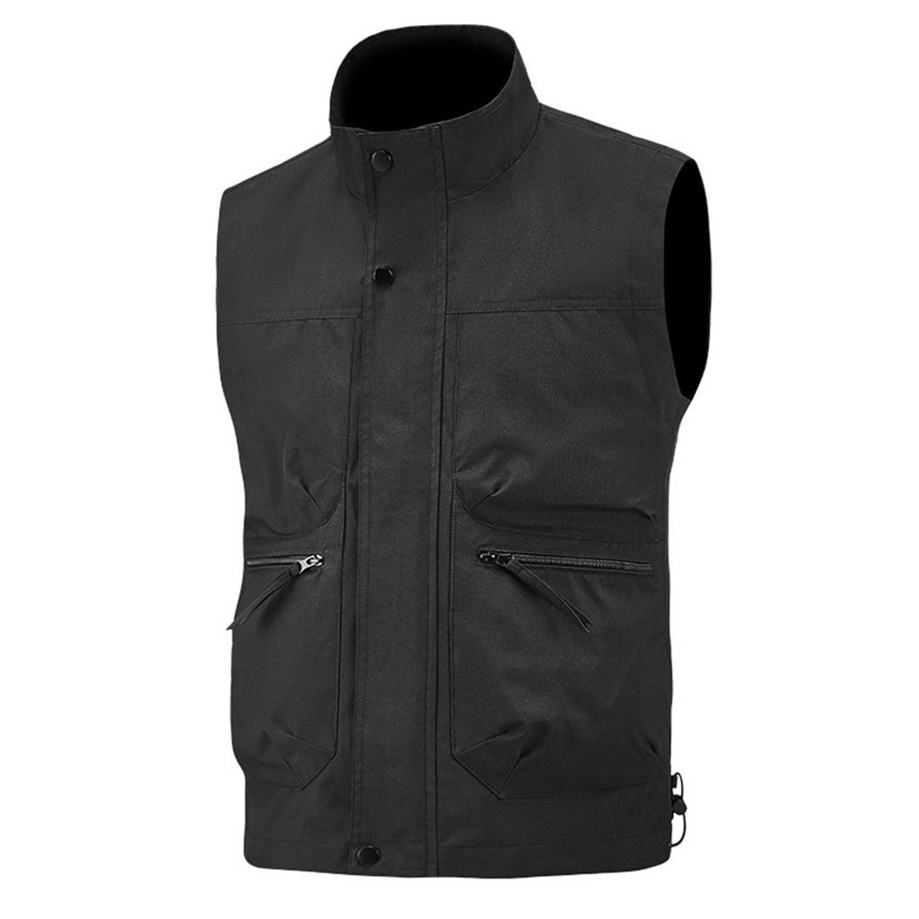 Мужской жилет без рукавов карго повседневный многокарманный жилет мужской рабочий рыбацкий жилет