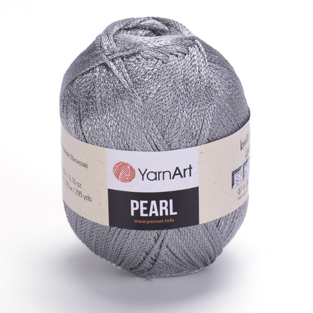 Пряжа для ручного вязания YarnArt Pearl — 4 клубка вискозы — Шарф — Шапка — Свитер — Футболка — Носки — Перчатки — 270 метров(90гр) - Тонкий - Мягкий - Сделай сам