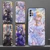 Case For Motorola G60 G30 G22 Edge 20 Lite G31 One Fusion G9 G8 G60s G51 G71 G52 G200 G50 Soft Phone Cover Genshin Impact Girl
