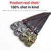 Sheep Totem Personality Ethnic Style Belt Fashion Whole Cowhide Retro Belt Ghost Knights Jeans Belt