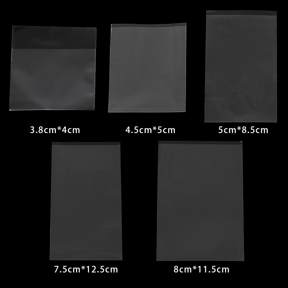 100PCS/Pack Gift Transparent Cellophane Cookie Packaging Lollipop Pouch Sweets Pocket Candy Bag