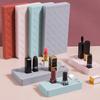 Silicone Lipstick Organizer Modular Cosmetic Storage for Lip Gloss Brow Pencils Vanity Countertop Makeup Display Holder