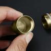 Портативный контейнер для таблеток брелок Изысканный латунный держатель для таблеток брелок Портативный водонепроницаемый контейнер-капсула для таблеток