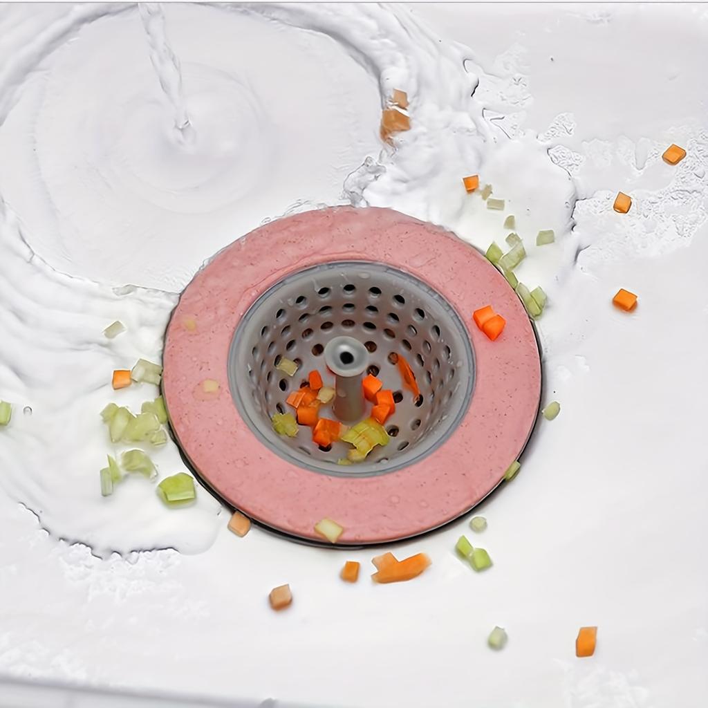 1/3/5 шт. Фильтр для кухонной раковины - Эффективный уловитель мусора и волос - Предотвращает засоры сливов ванны и раковины, Легко чистить,