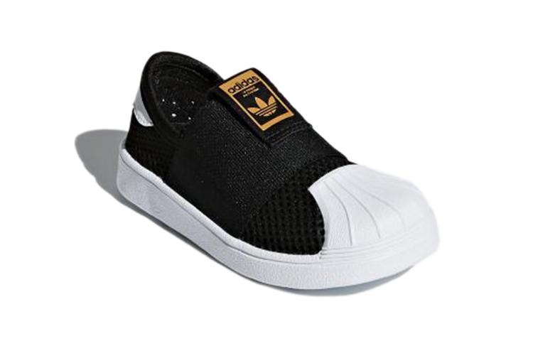 Sneakers Adidas Originals SUPERSTAR Smr 360 I Comfortable Breathable Low top Skateboard Shoes Black Infant