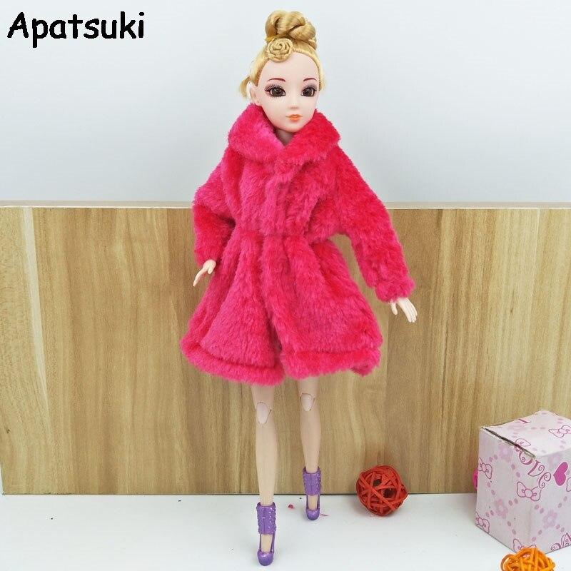 Шуба из искусственного меха для куклы