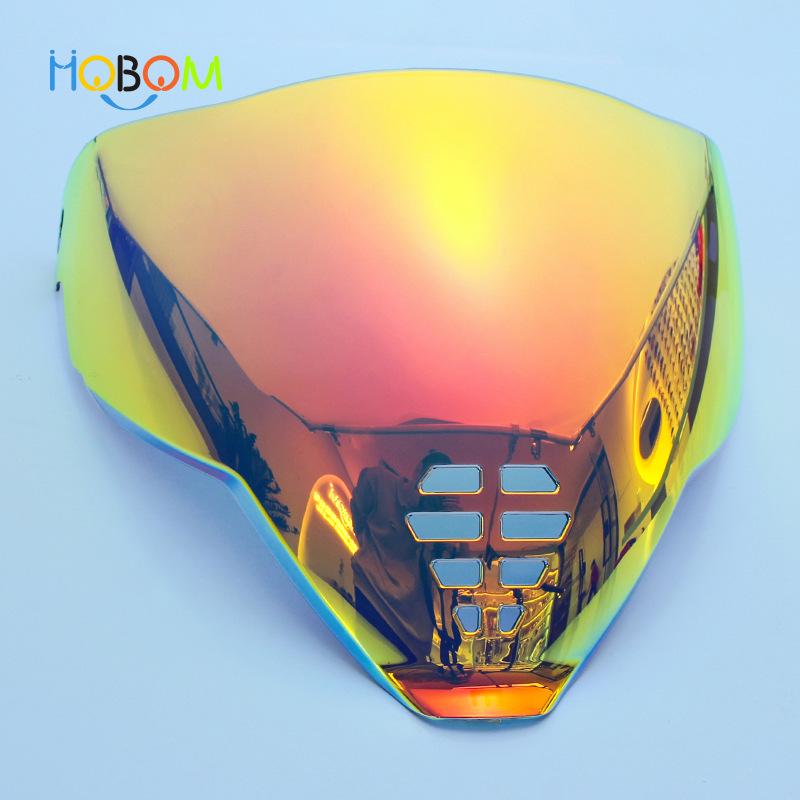 Ghost Face Motorcycle Windshield Visor for Icon Airflite C06 Helmet (Day/Night)