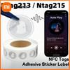 Xiaomi 10/20 шт. Наклейки с NFC-метками Ntag213/215 Перезаписываемые Программируемые 144/504 байт памяти Без батареи для всех смартфонов с NFC Аксессуар