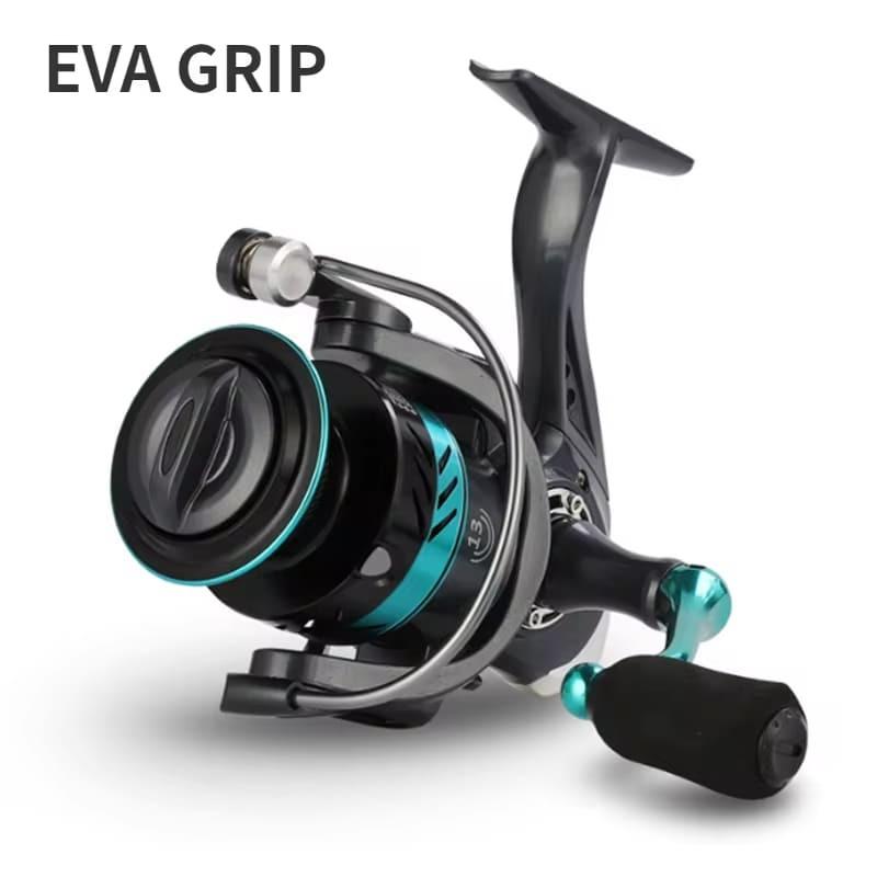 New Popular DK 1000~7000 Series 5.2:1 Gear Ratio 22LB Maximum Drag CNC Full Metal Spool Spinning Fishing Reel for Freshwater and Saltwater
